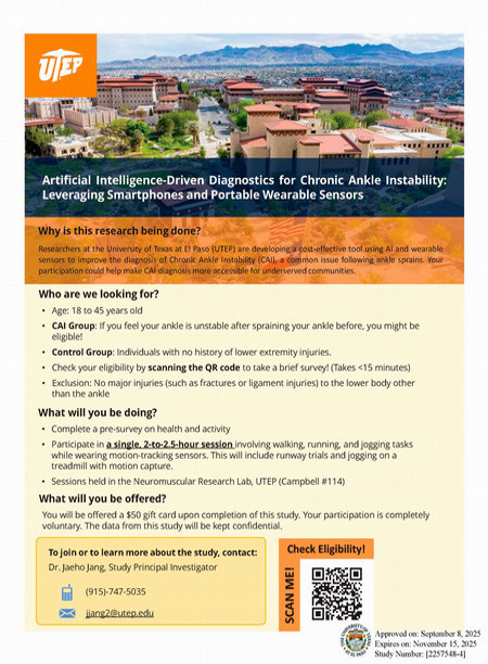 recruitment flyer for study